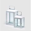 Lanterne Metal Bianco